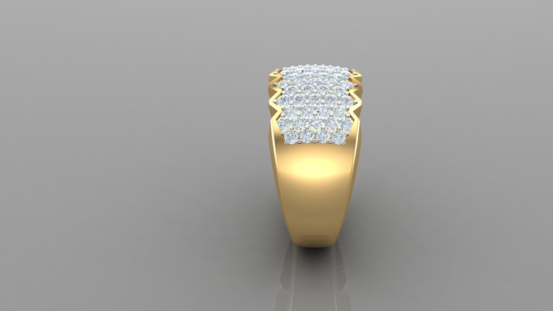 Man Ring Version 1 MR 89 3D print model_3