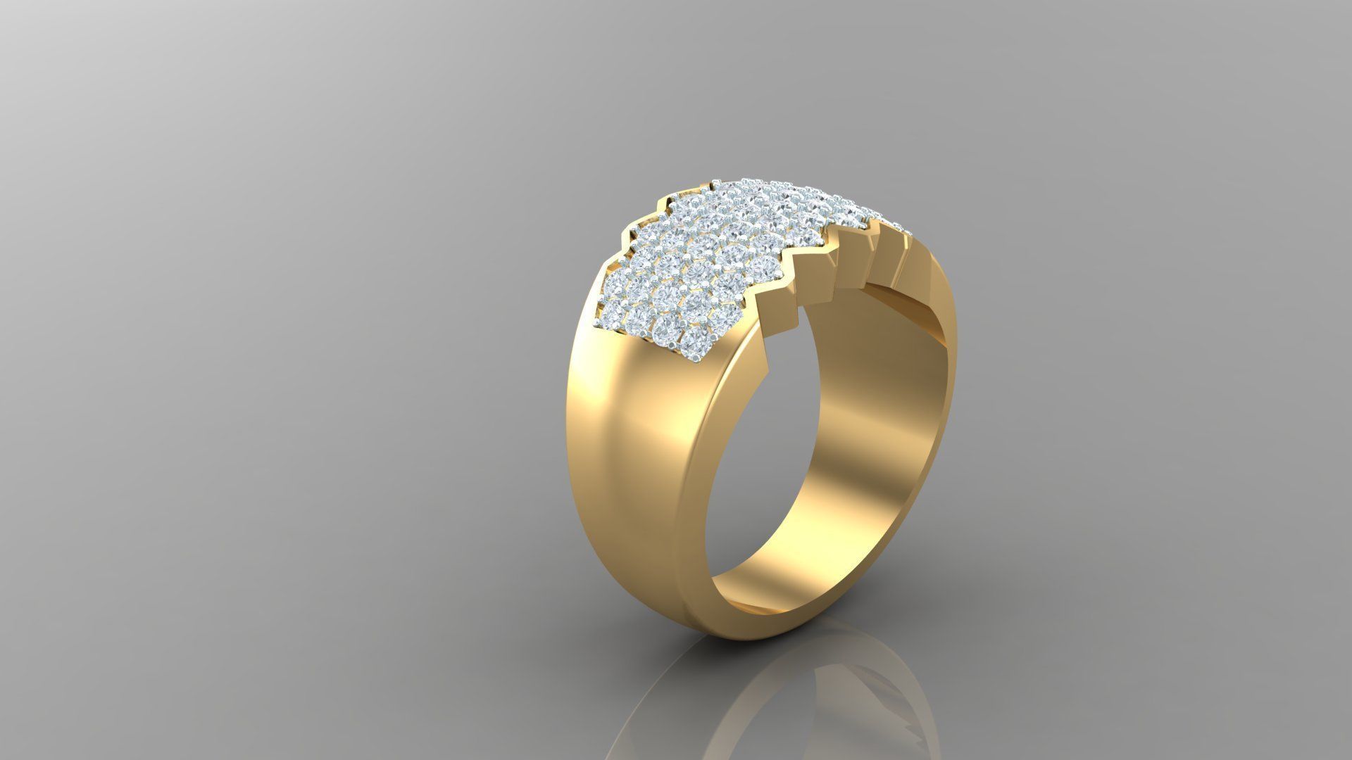 Man Ring Version 1 MR 89 3D print model_1