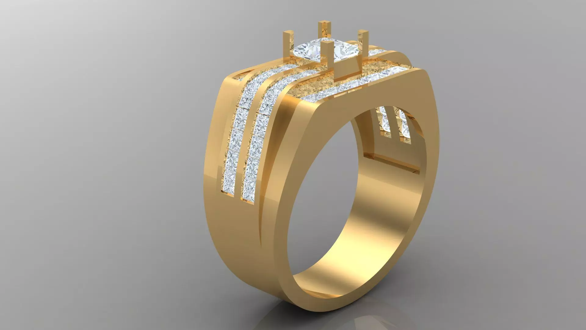 Man Ring Version 1 MR 87 3D print model_0