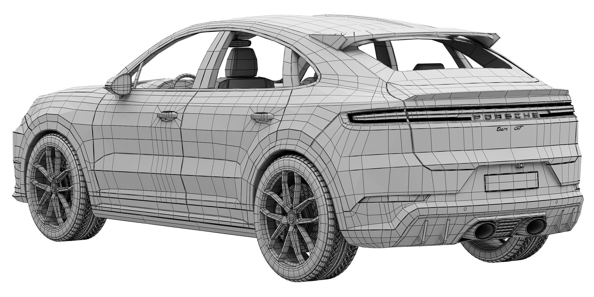 Porsche Cayenne Turbo GT 2024 3D model_15
