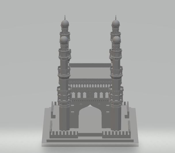 CHAR MINAR  3D print model_1
