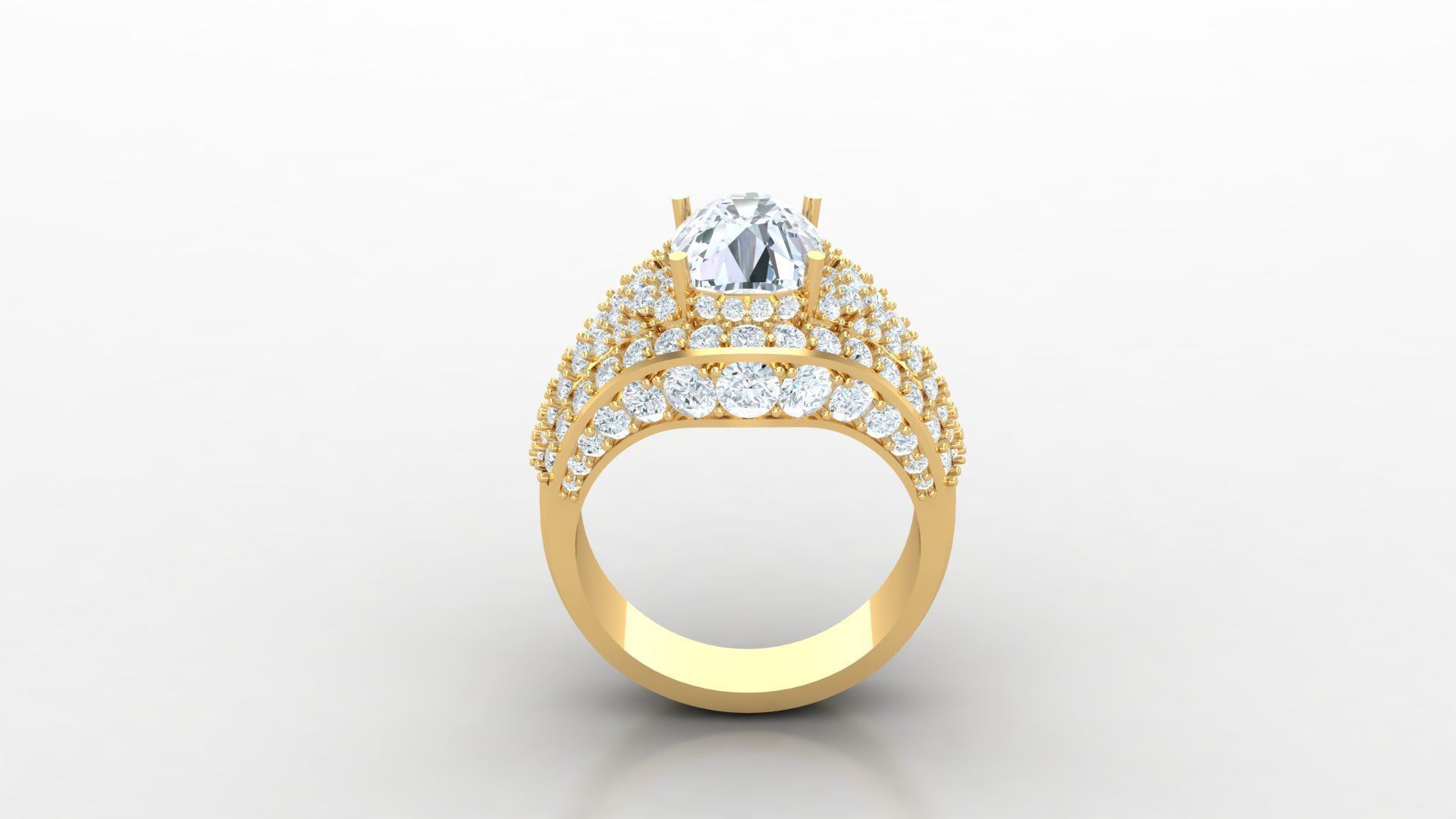 Man Ring Version 1 MR  83 3D print model_2