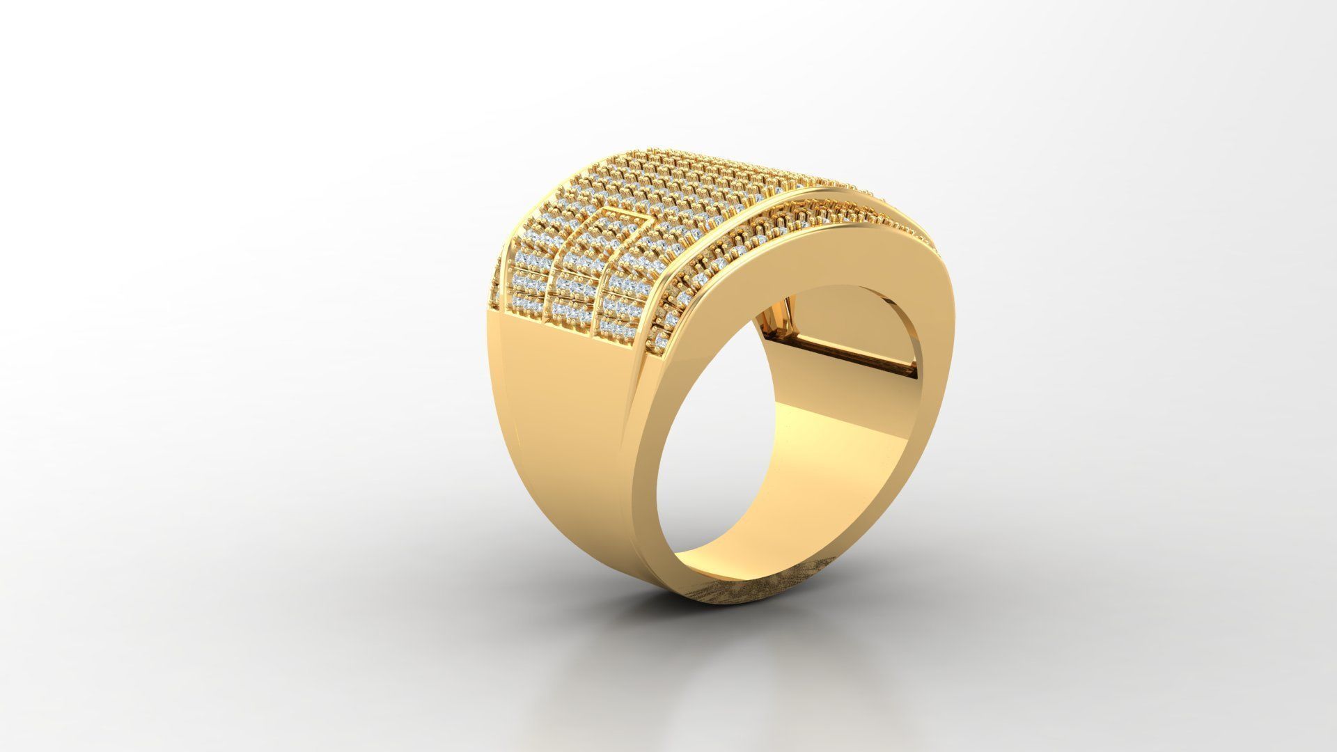 Man Ring Version 1 MR 81 3D print model_1