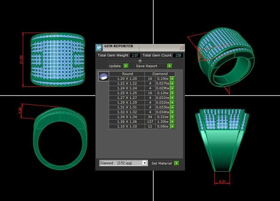 Man Ring Version 1 MR 81 3D print model_6