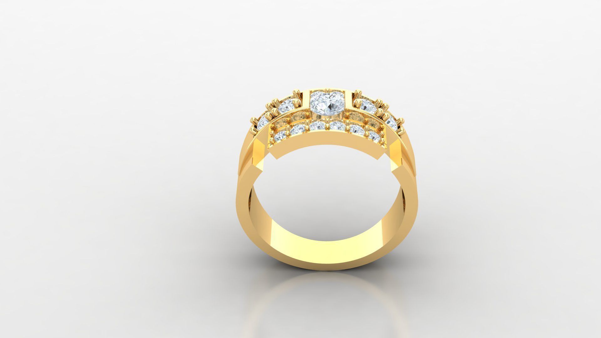 Man Ring Version 1 MR 8 3D print model_2