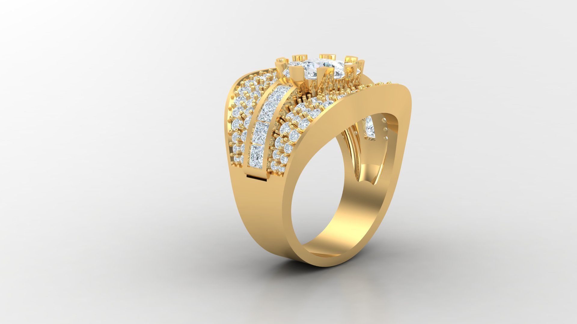 Man Ring Version 1 MR  78 3D print model_1