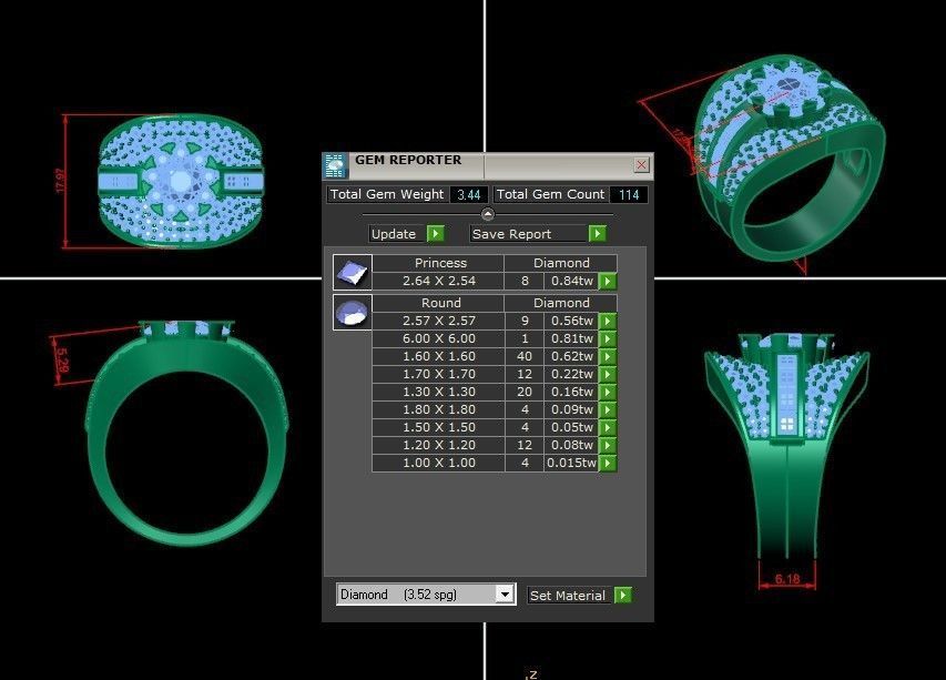 Man Ring Version 1 MR  78 3D print model_6