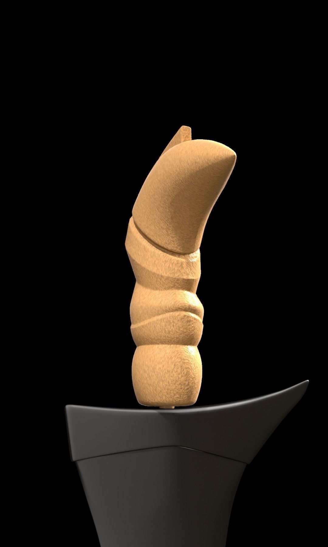 Keris Low Poly 3D model 3D model_7