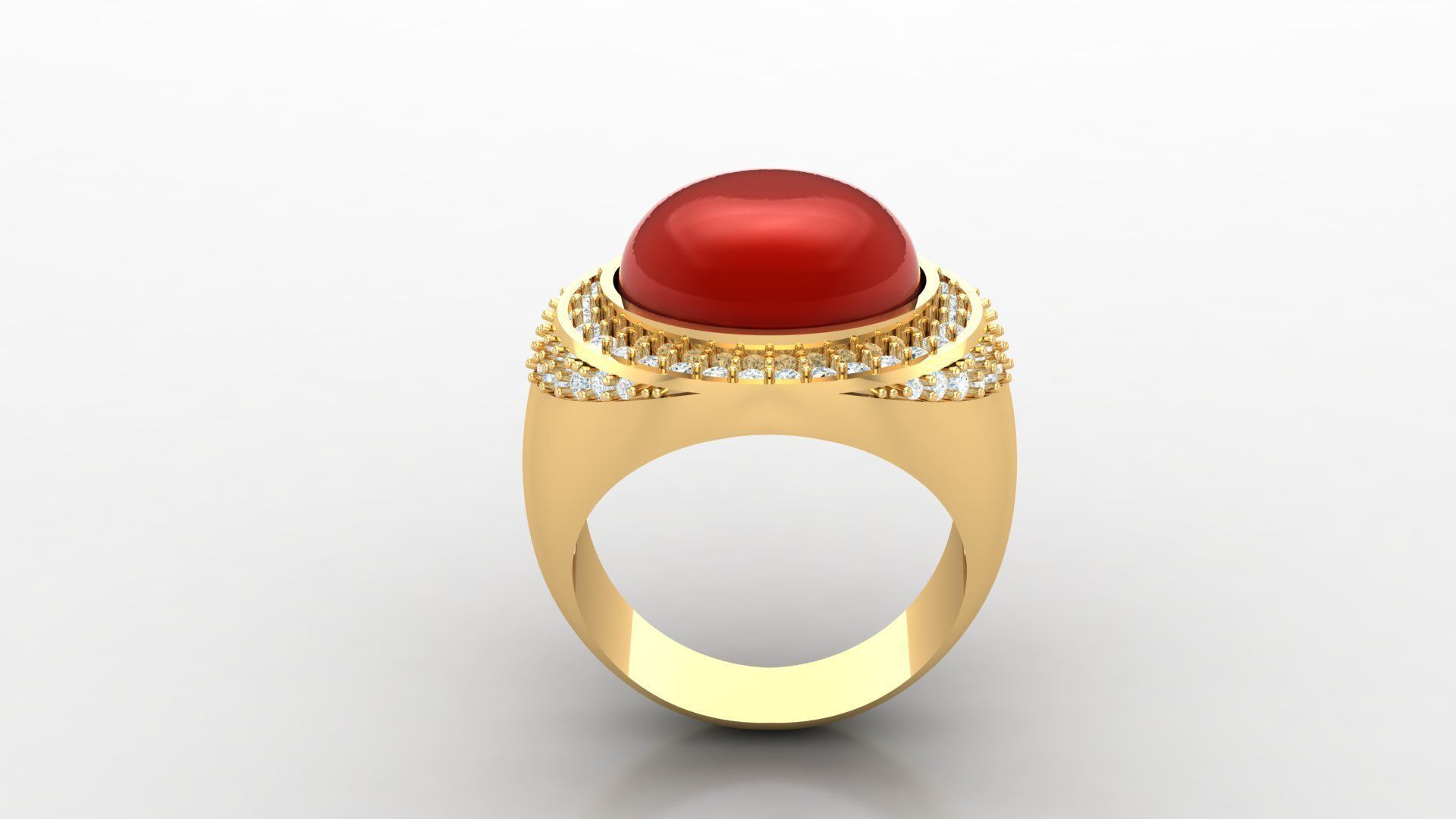 Man Ring Version 1 MR 76 3D print model_2