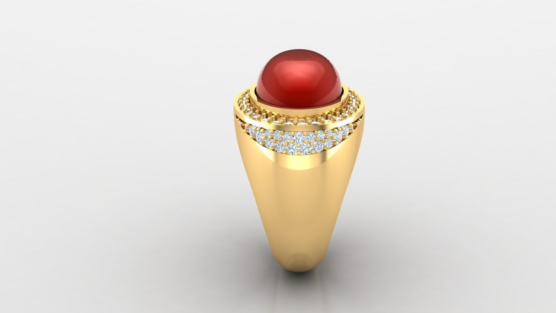 Man Ring Version 1 MR 76 3D print model_3