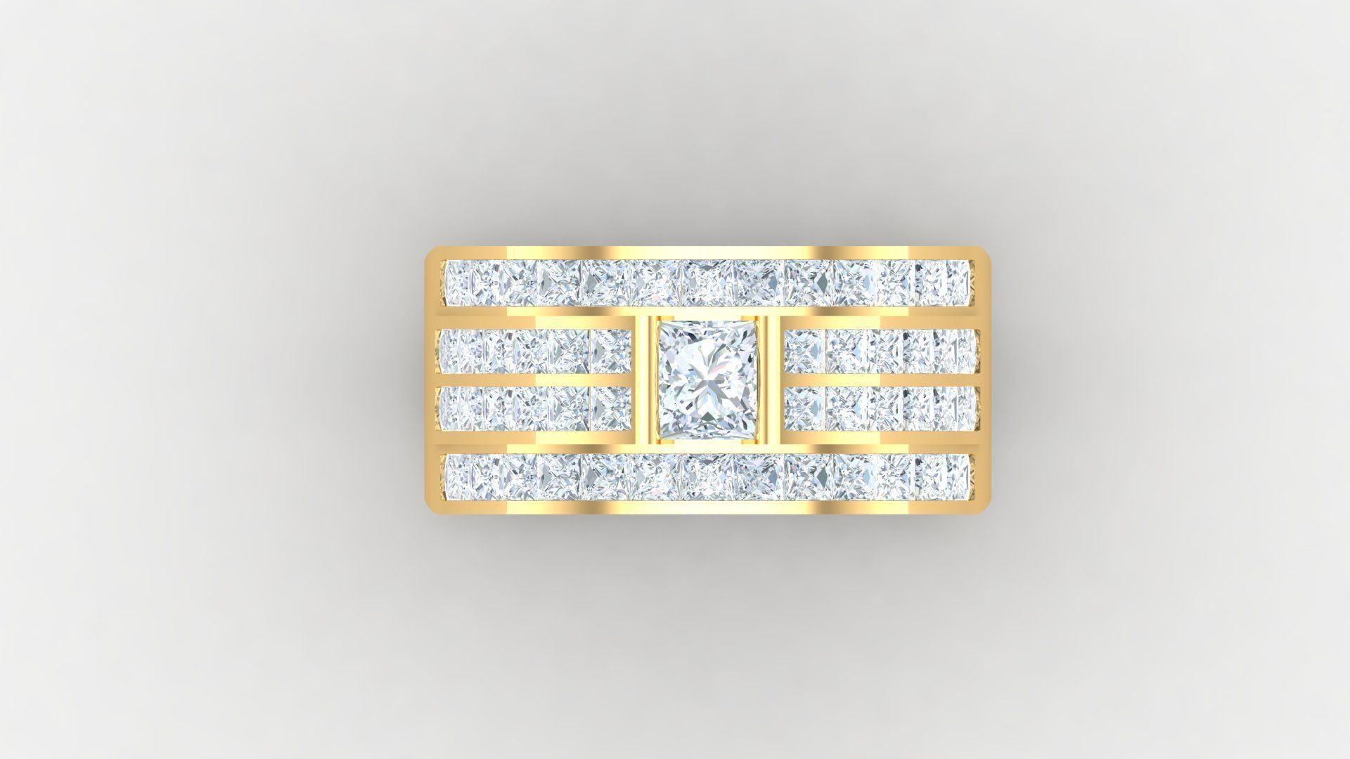 Man Ring Version 1 MR  75 3D print model_4