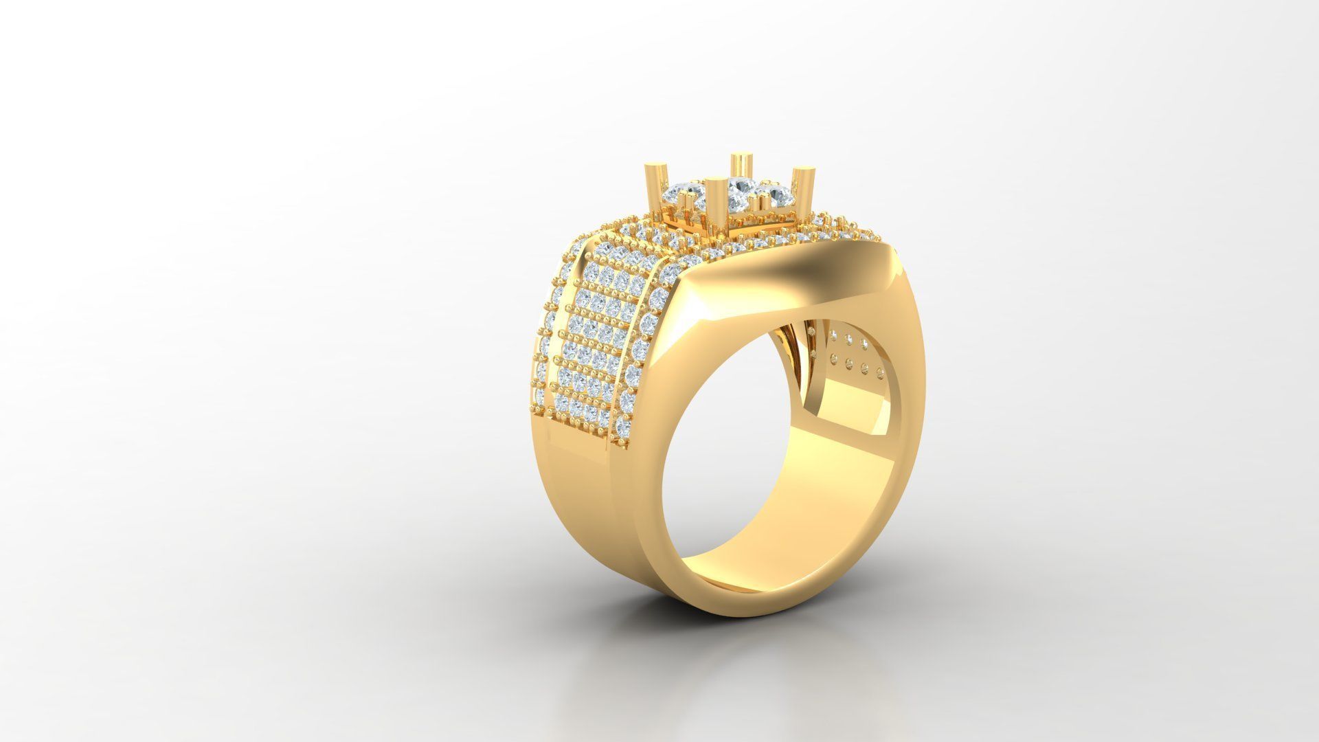 Man Ring Version 1 MR 73 3D print model_1