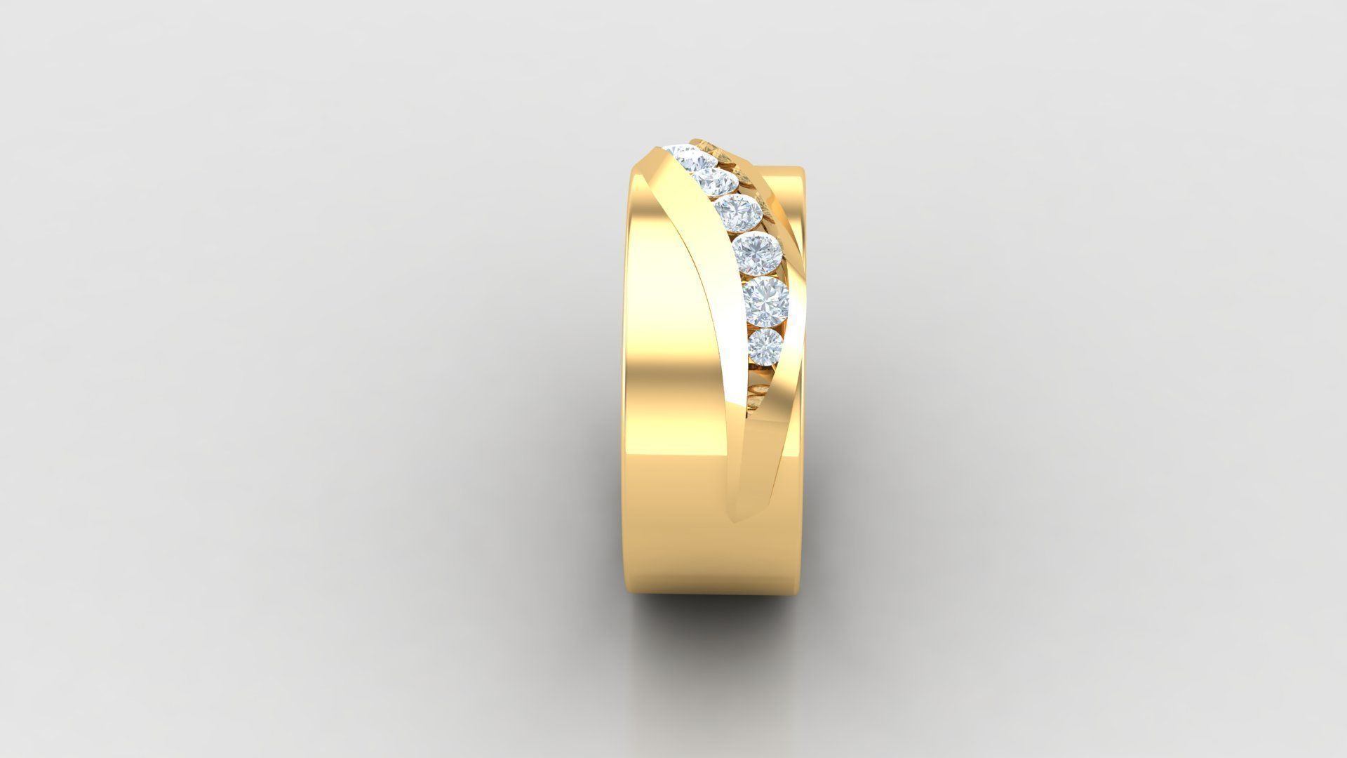 Man Ring Version 1 MR 66 3D print model_3