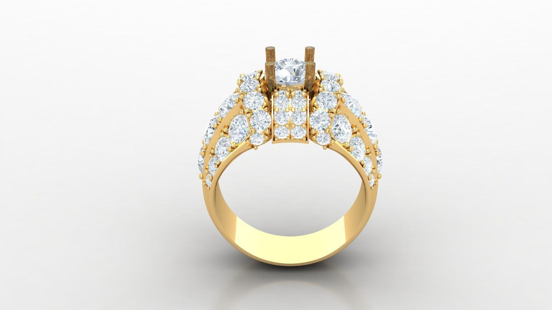 Man Ring Version 1 MR  62 3D print model_2