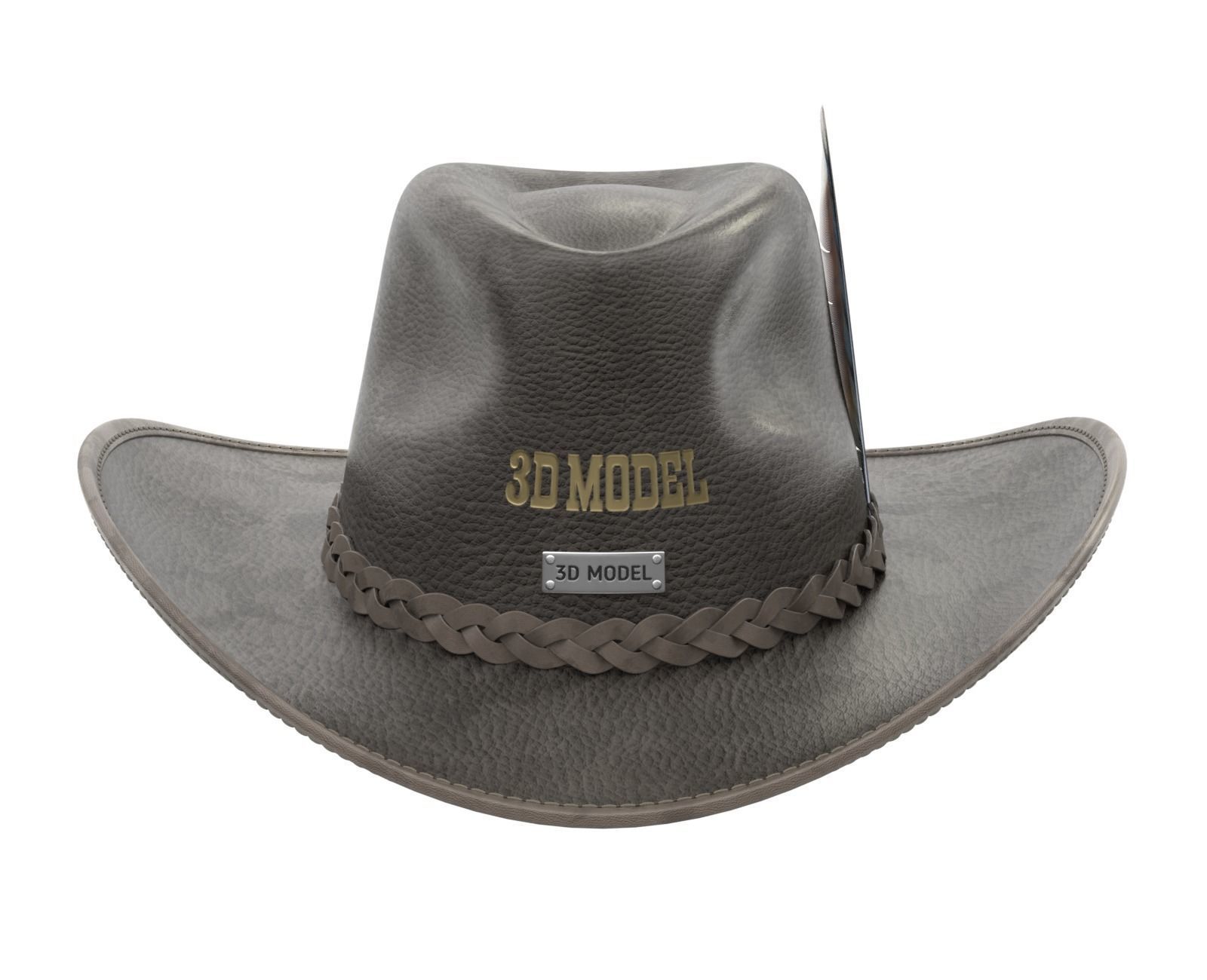 Cowboy Hat 3D model_2