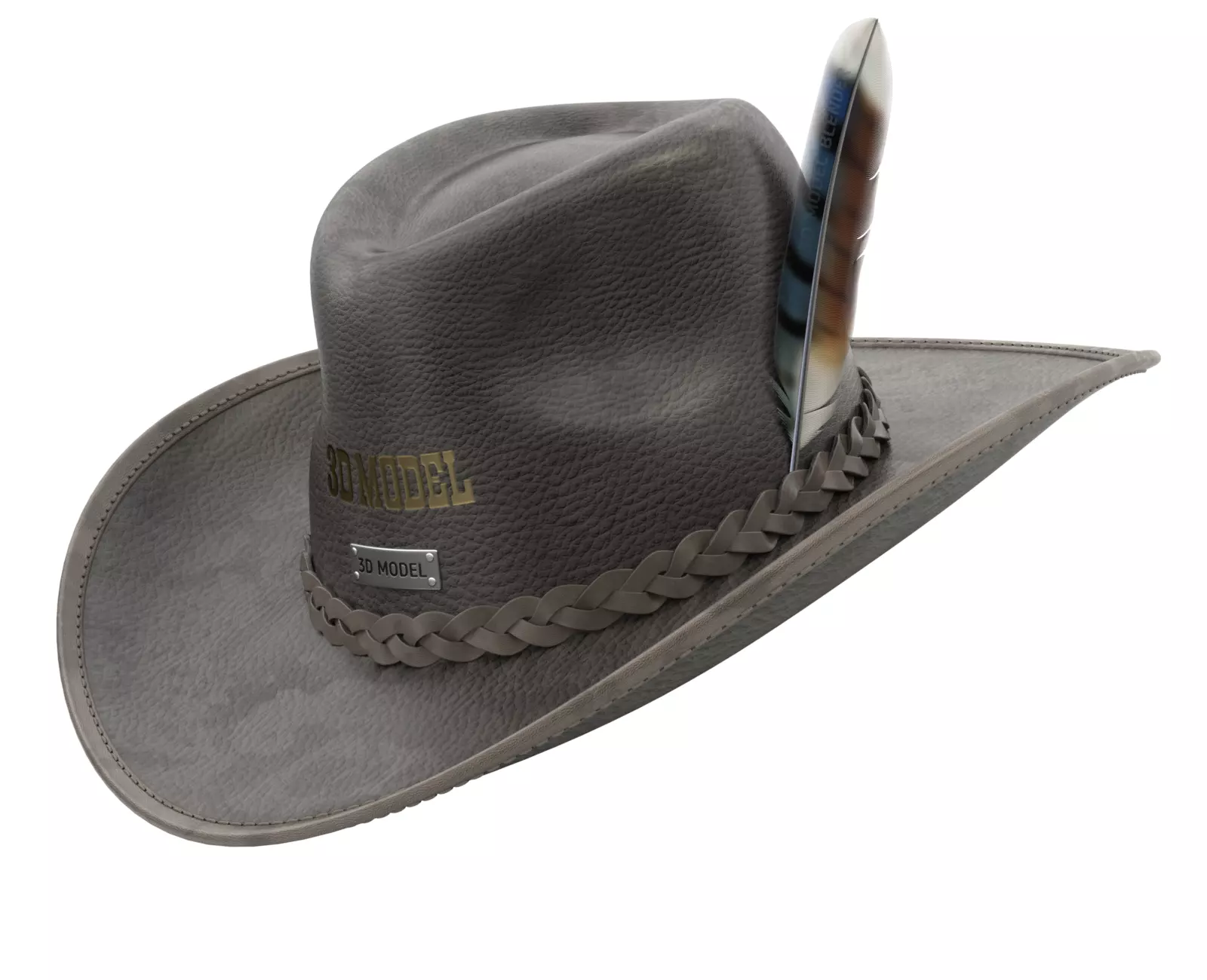 Cowboy Hat 3D model_0