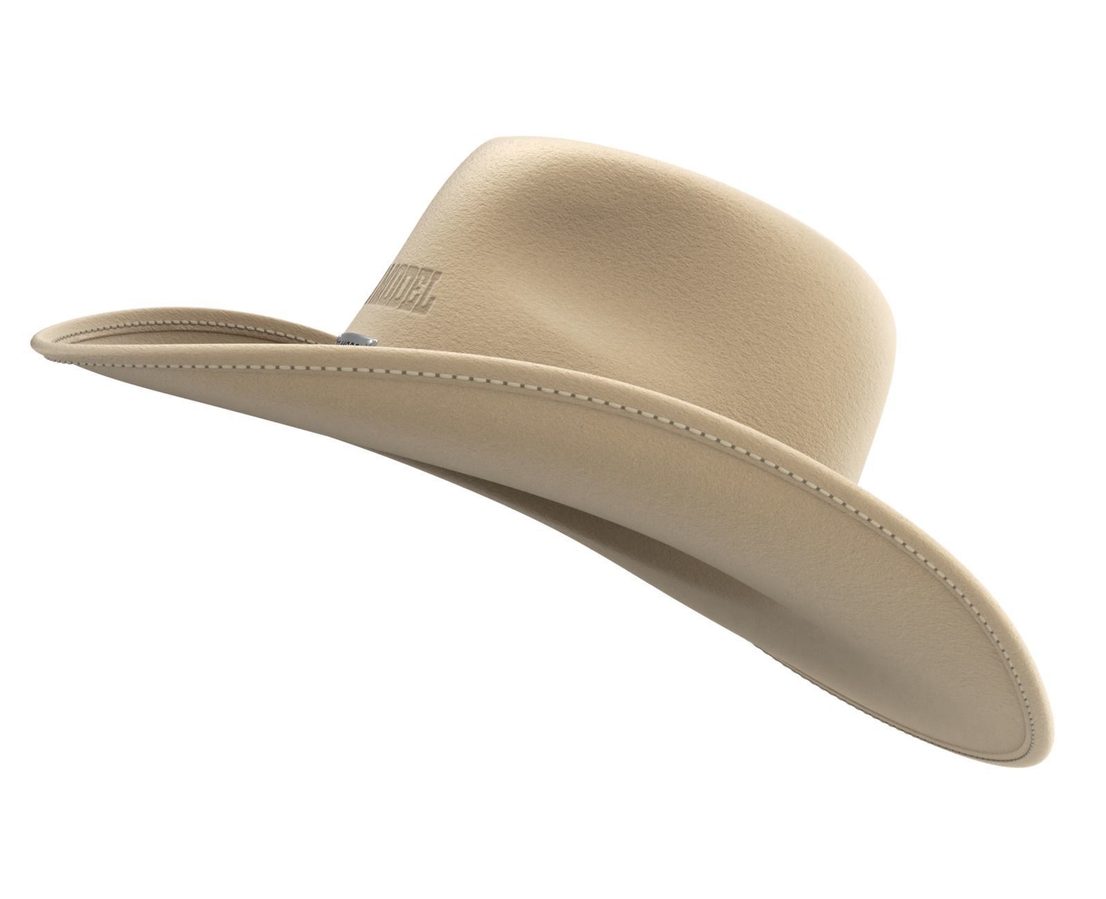 Cowboy Hat 3D model_9
