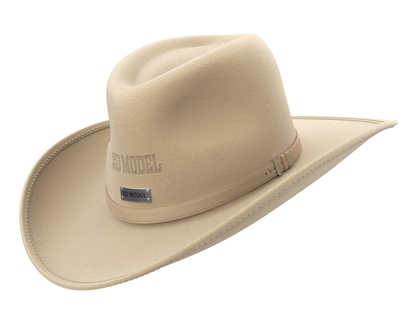 Cowboy Hat 3D model_1