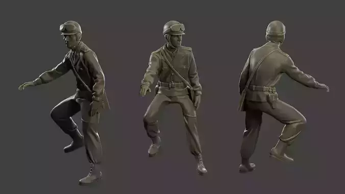 CzechSlovak Communist police Motorcycle CCPM1 2 3D print model