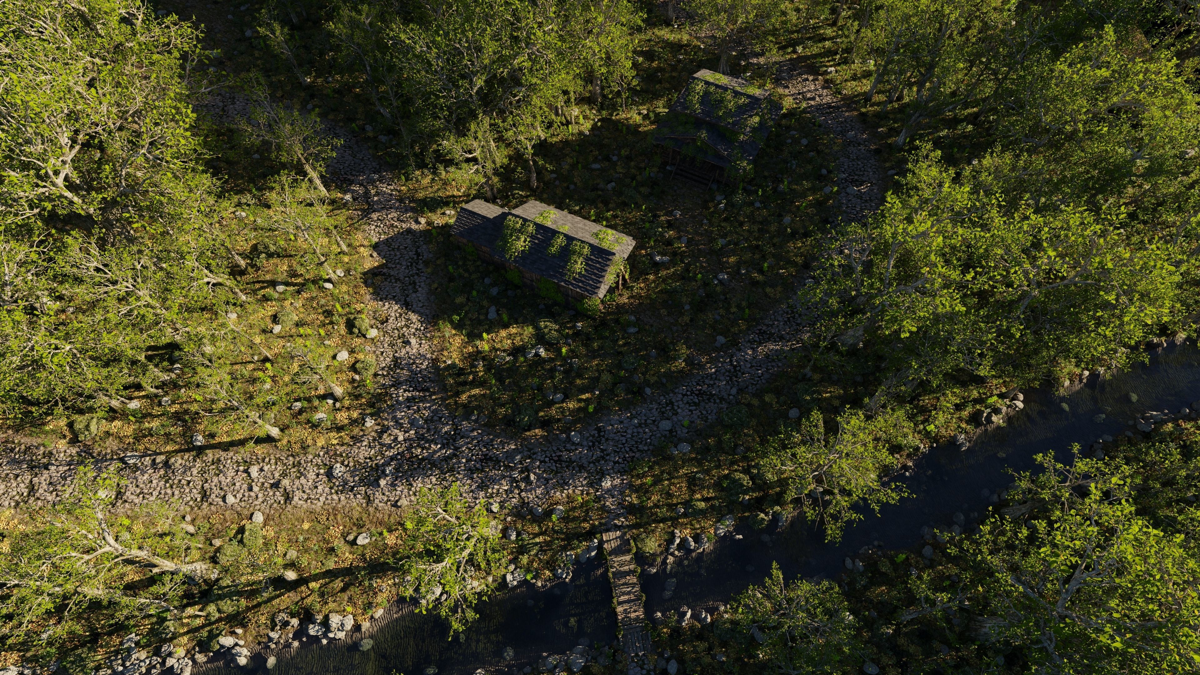 Abandoned Shack Scene 3D model_8