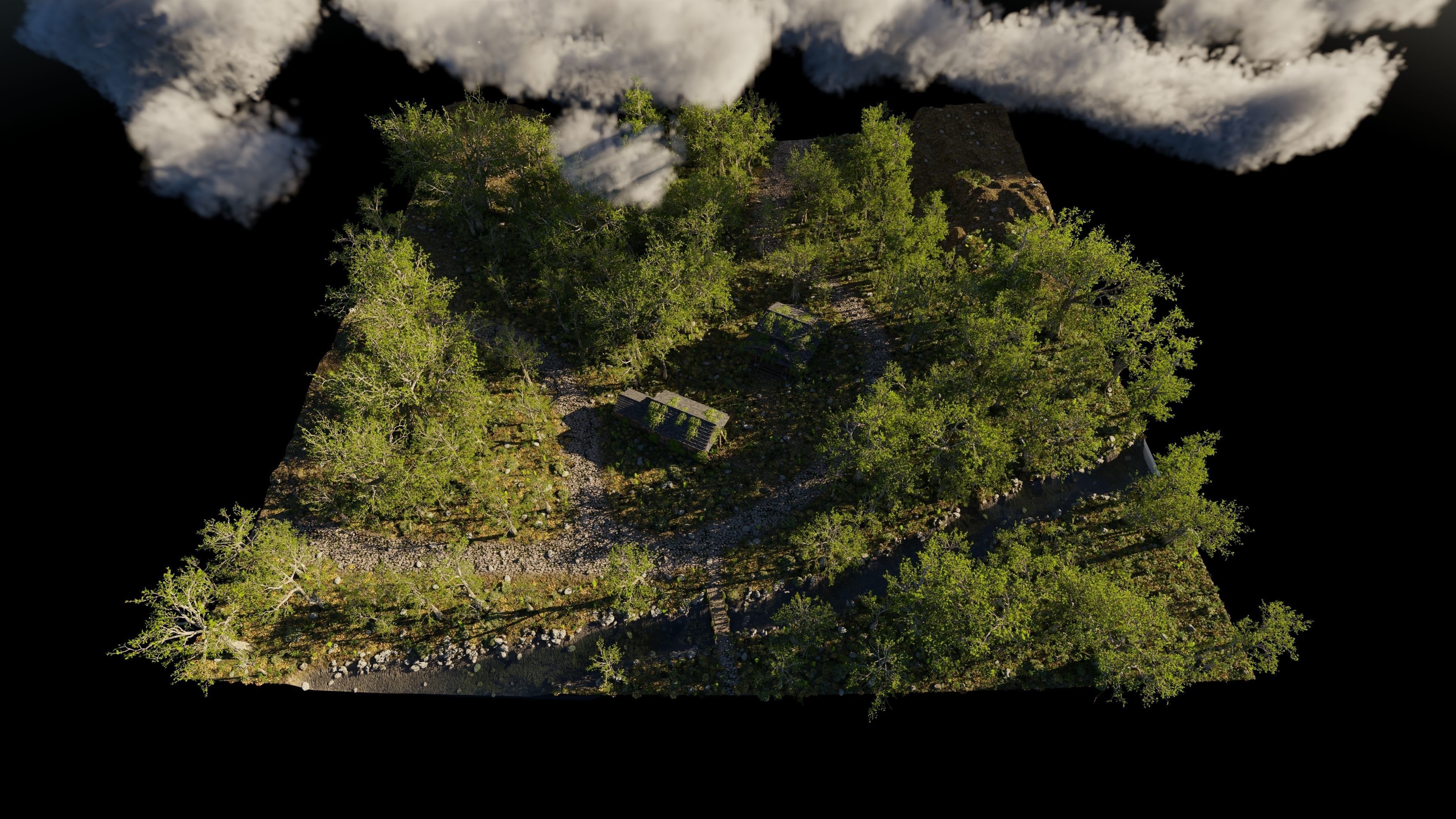 Abandoned Shack Scene 3D model_12