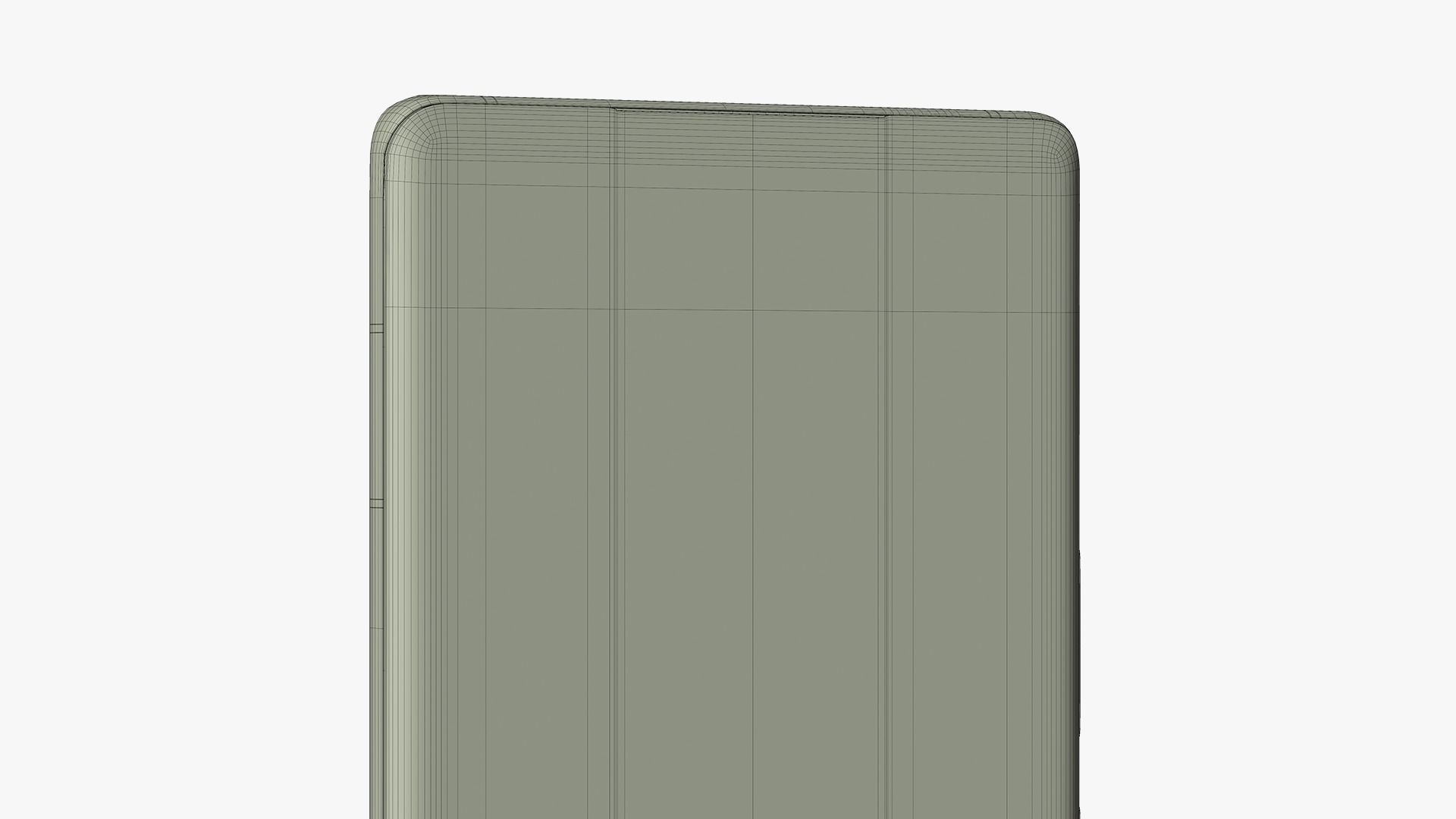 Vivo X90 Pro Plus Red Low-poly 3D model_13