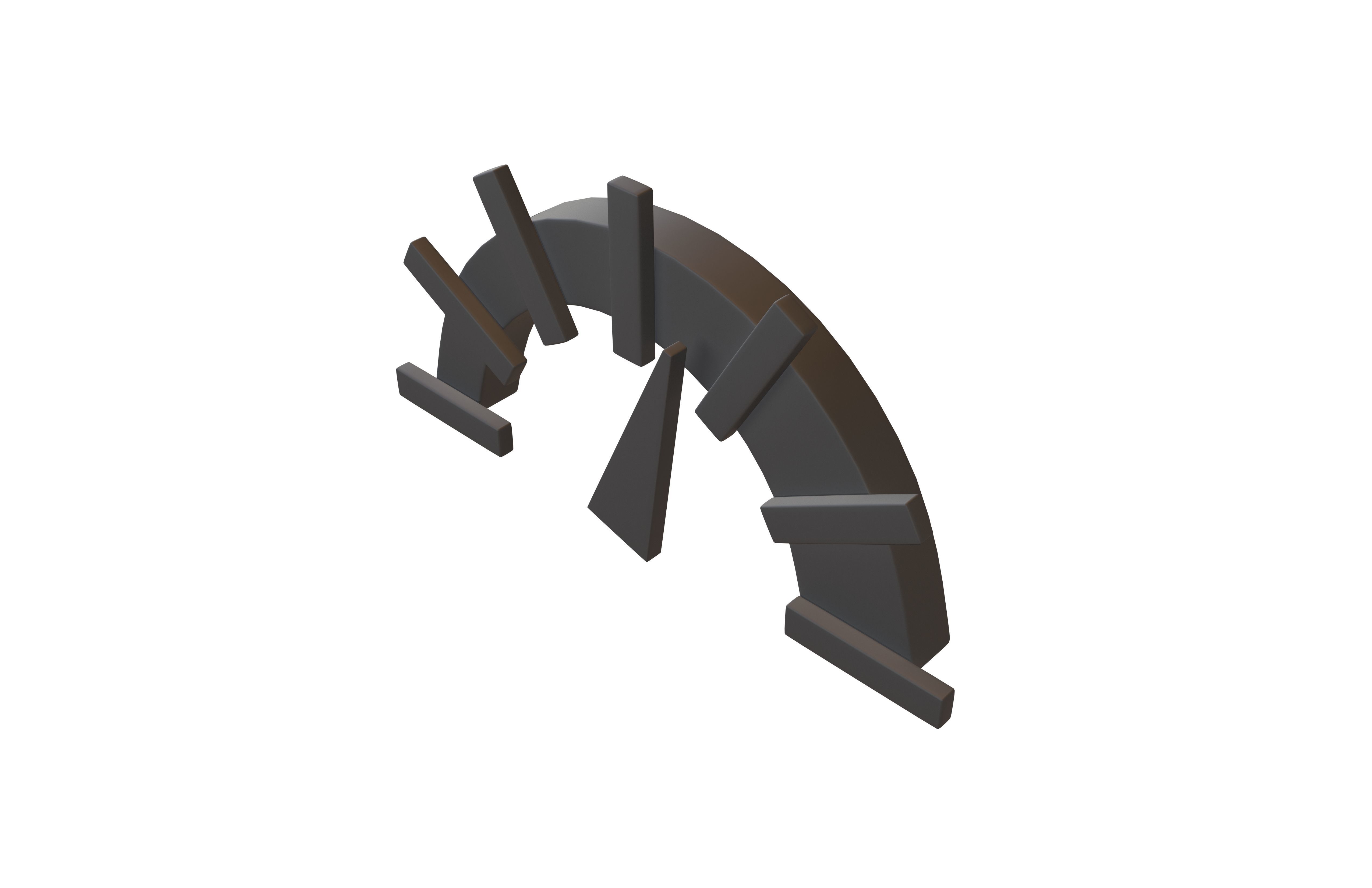 Speed Symbol v1 001 Low-poly 3D model_2