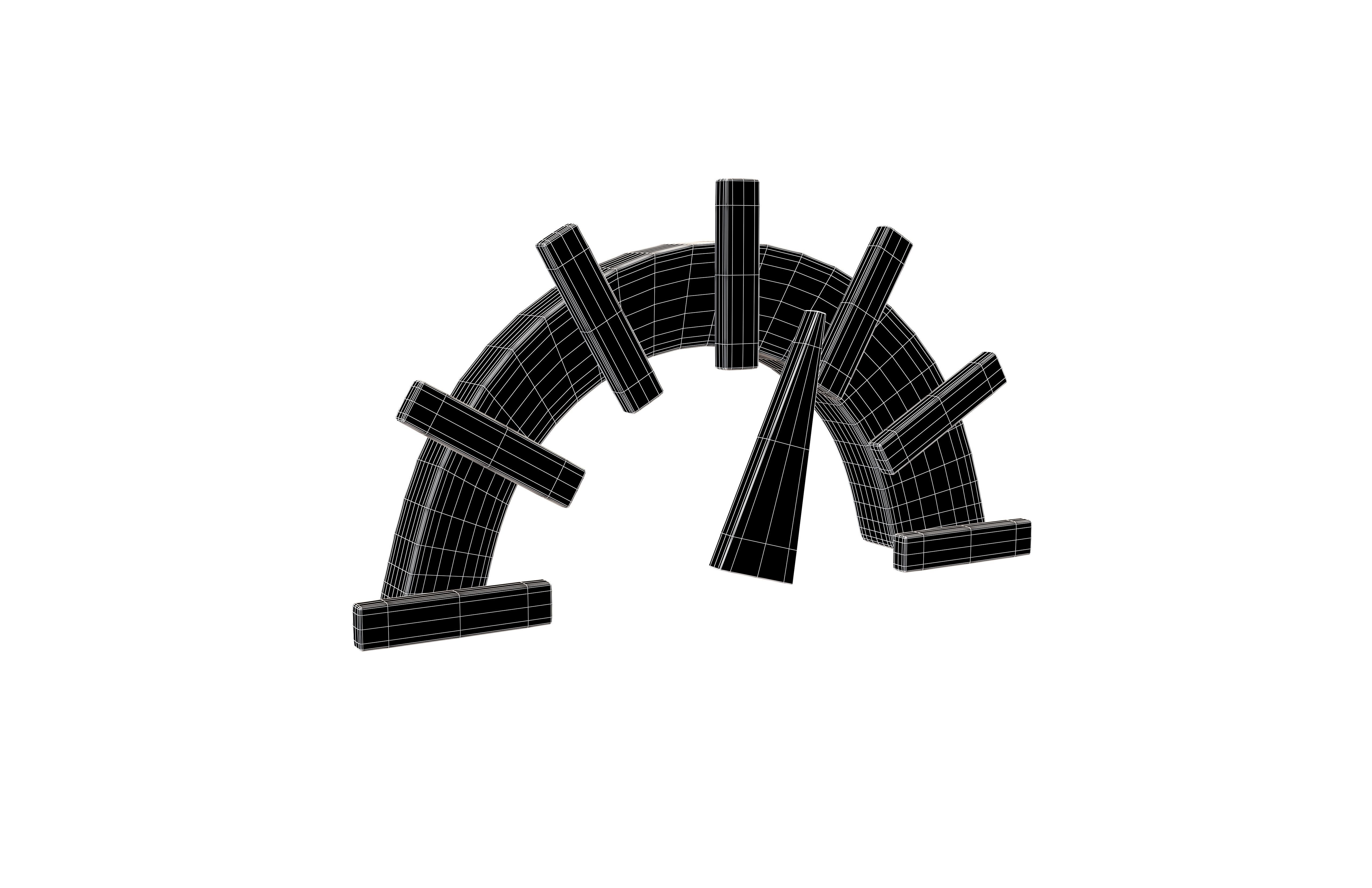 Speed Symbol v1 001 Low-poly 3D model_5