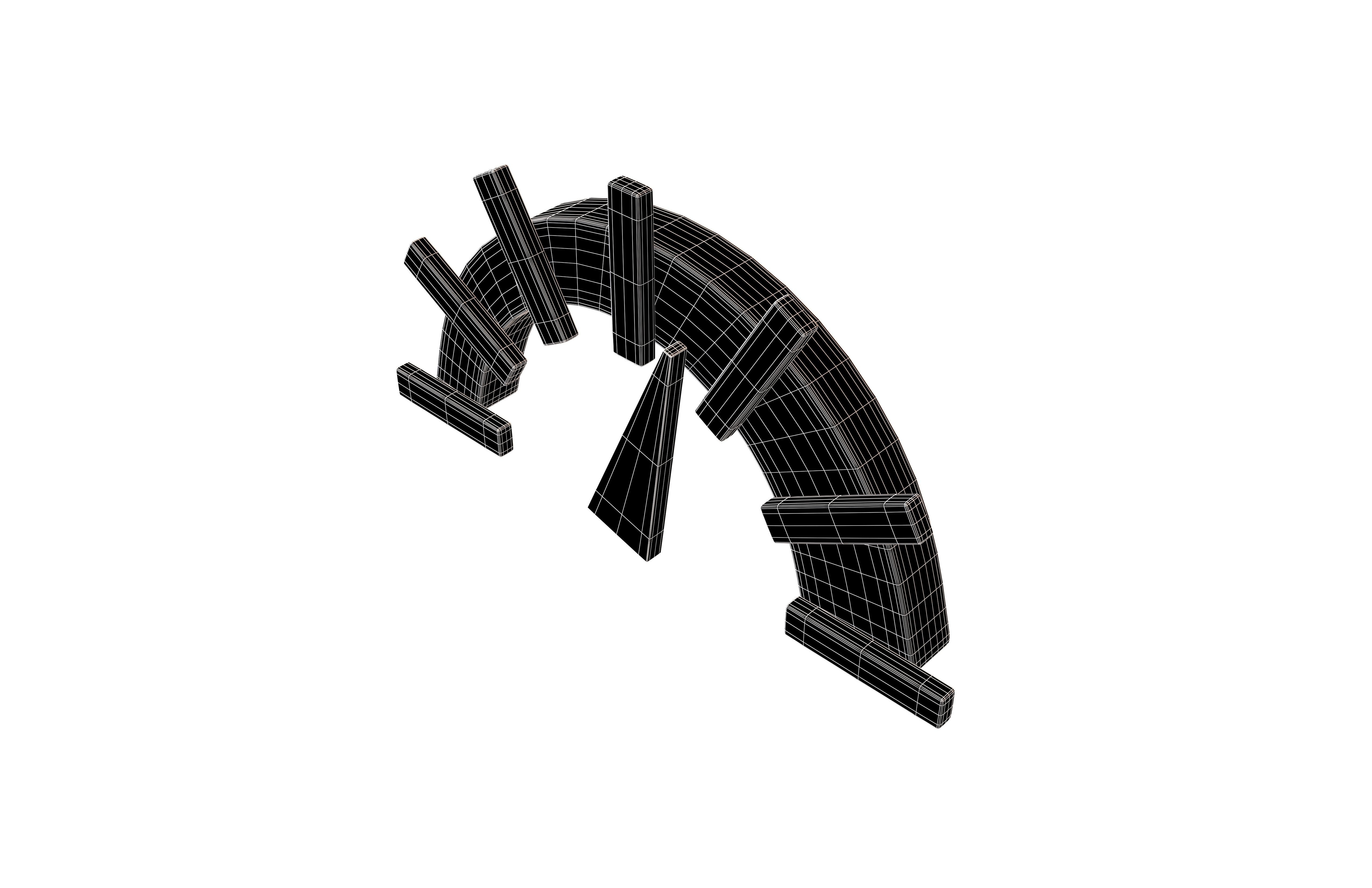 Speed Symbol v1 001 Low-poly 3D model_6