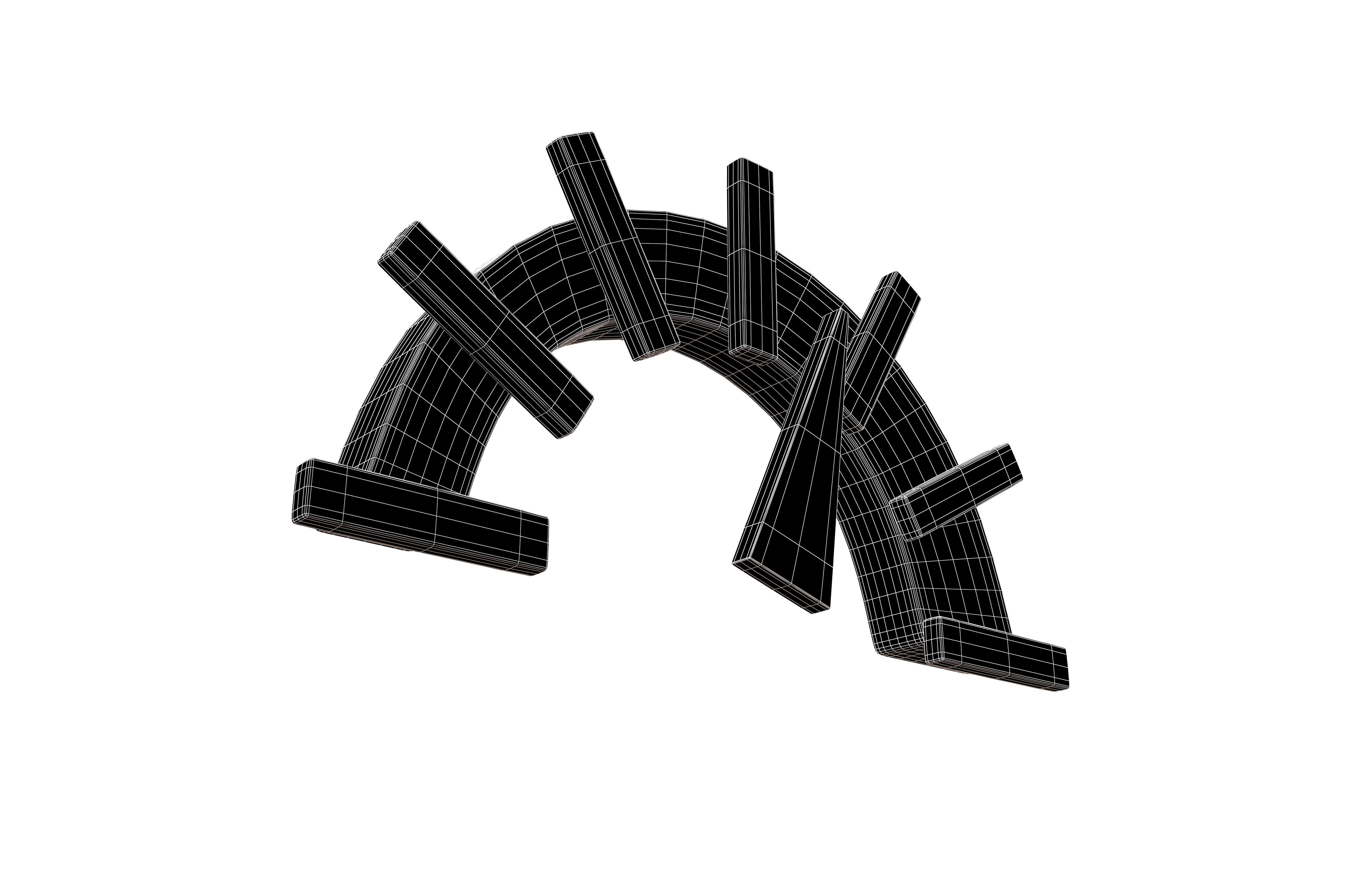 Speed Symbol v1 001 Low-poly 3D model_7
