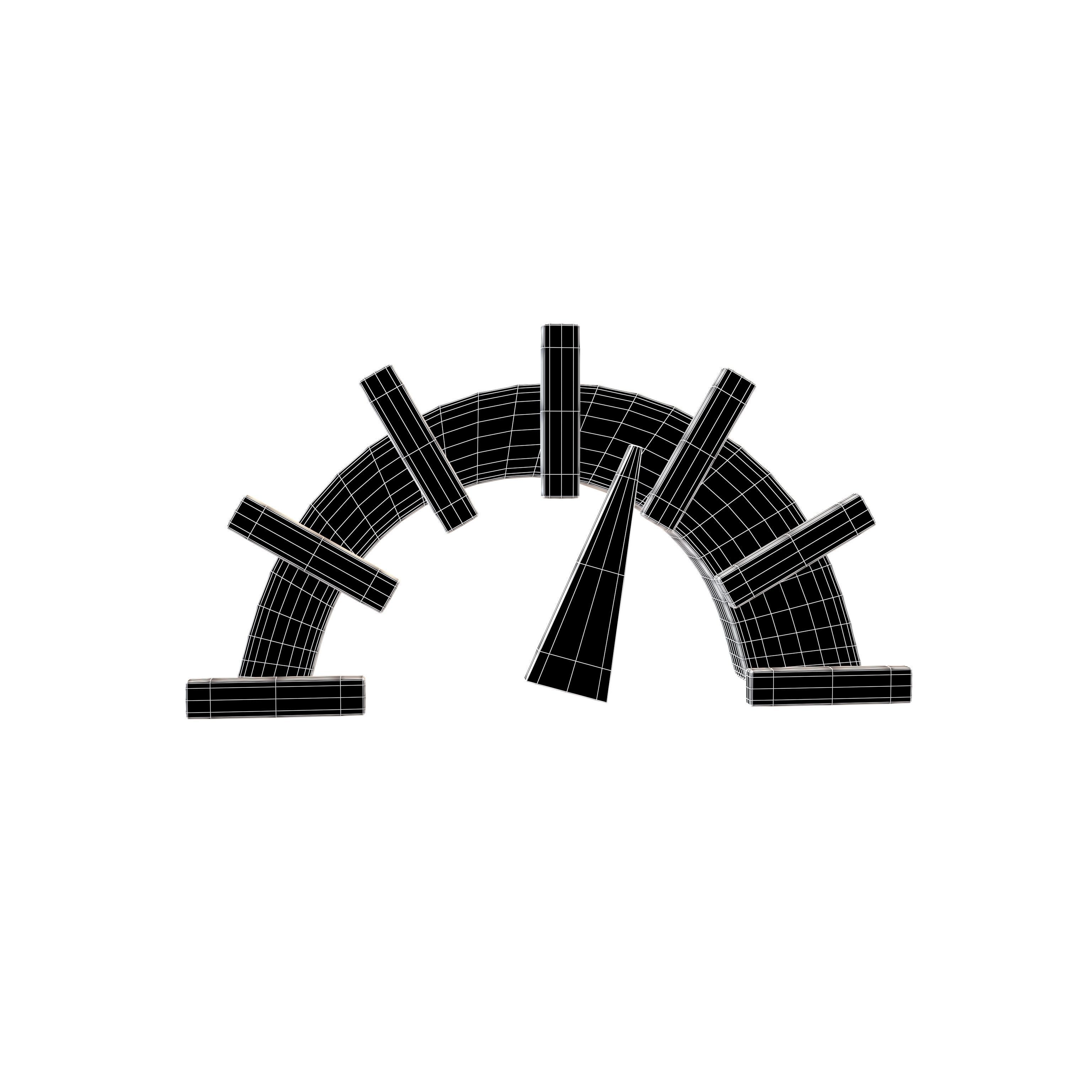 Speed Symbol v1 001 Low-poly 3D model_4
