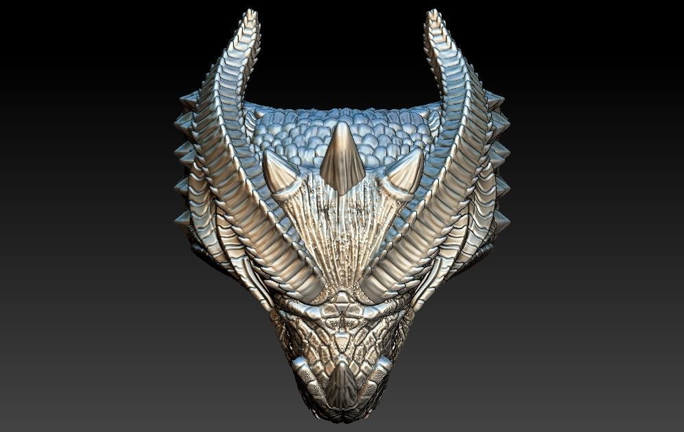 Dragon Ring 3D print model_3