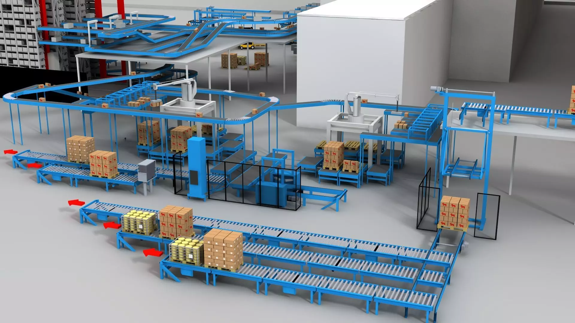 Industry Low-poly 3D model