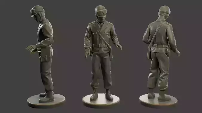 CzechSlovak Communist police Motorcycle CCPM1 3 3D print model