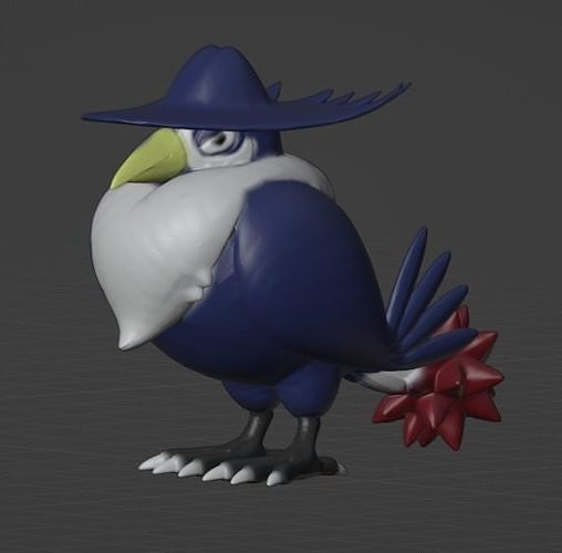 Honchkrow 3D print model