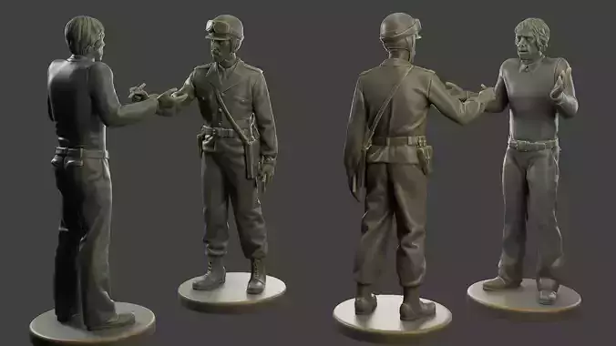 CzechSlovak Communist police Motorcycle CCPM1 4 3D print model