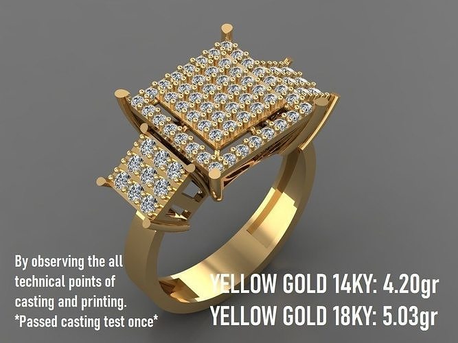 Wedding Engagement Ring 20 - Free 3D print model