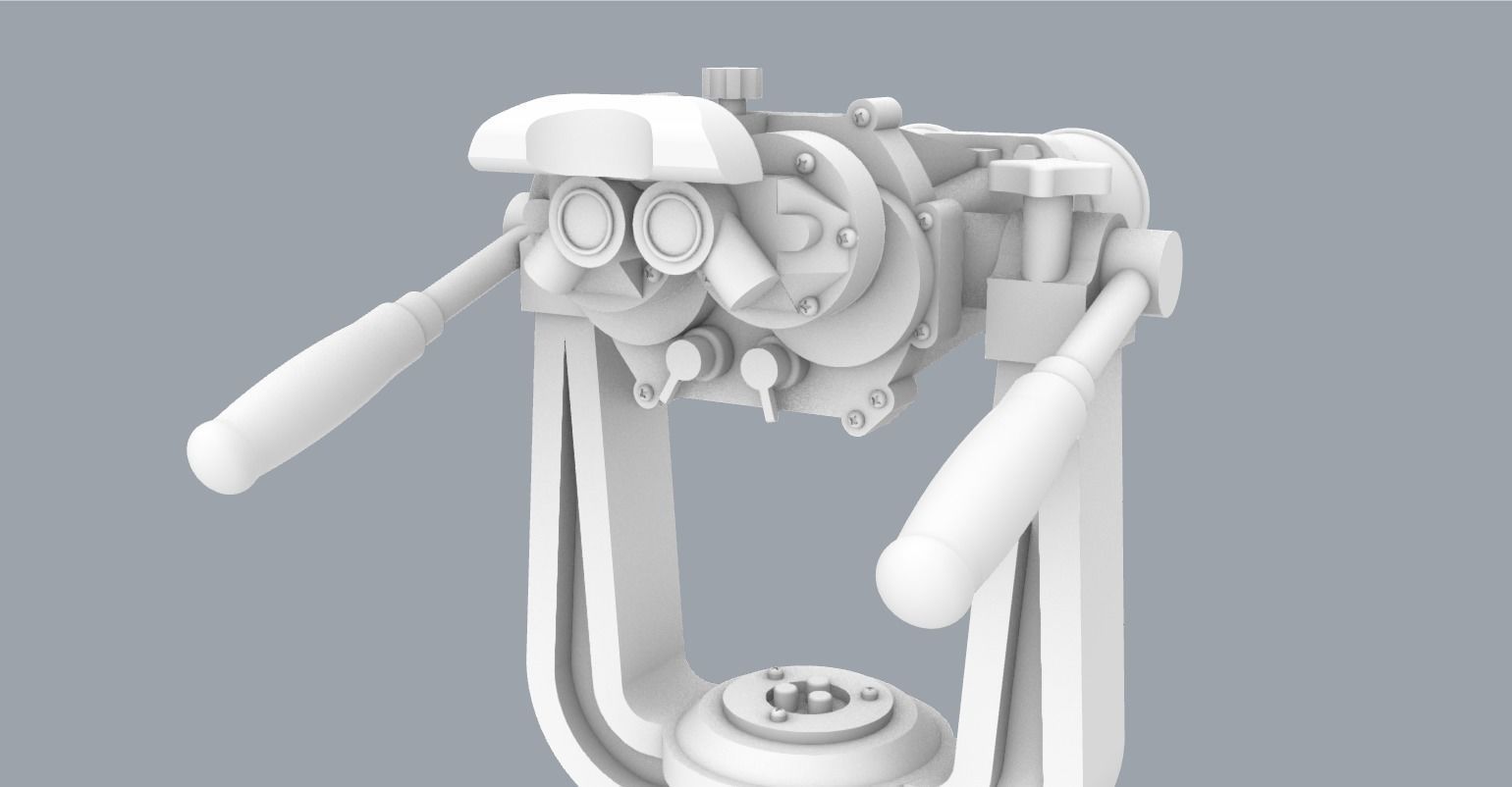 Big Eyes Binoculars Low-poly 3D model_7