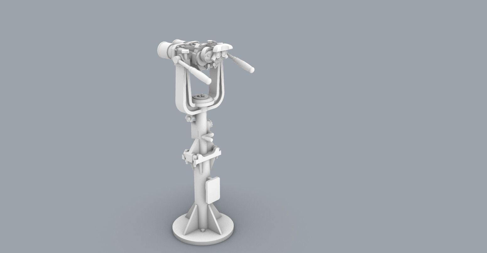 Big Eyes Binoculars Low-poly 3D model_1