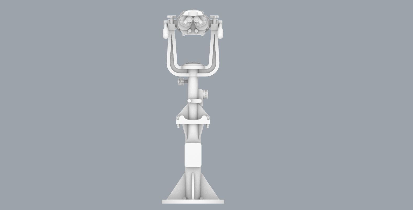 Big Eyes Binoculars Low-poly 3D model_11