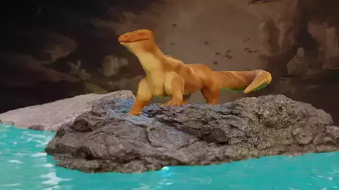 Reptile 3D Creature Model