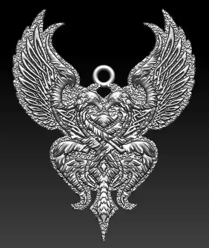 eagle celtic pendant