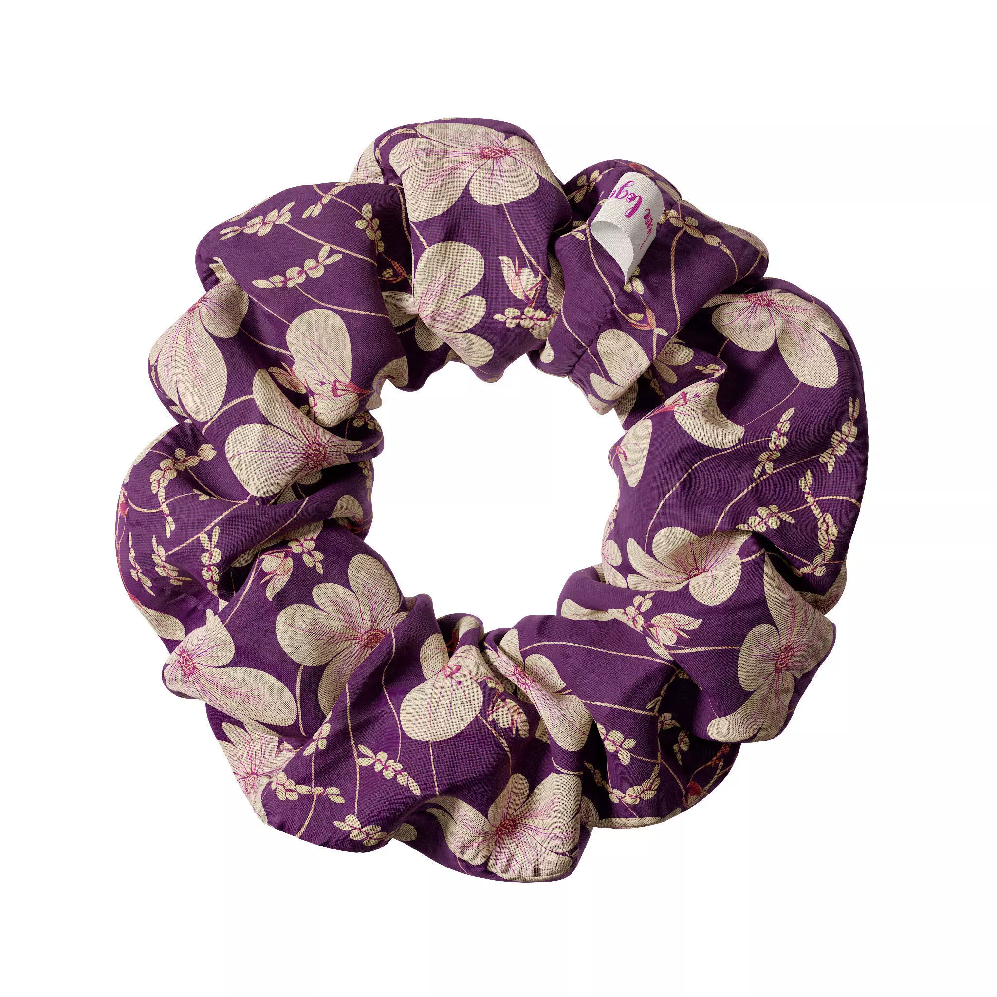 Scrunchie flower 3D model_0