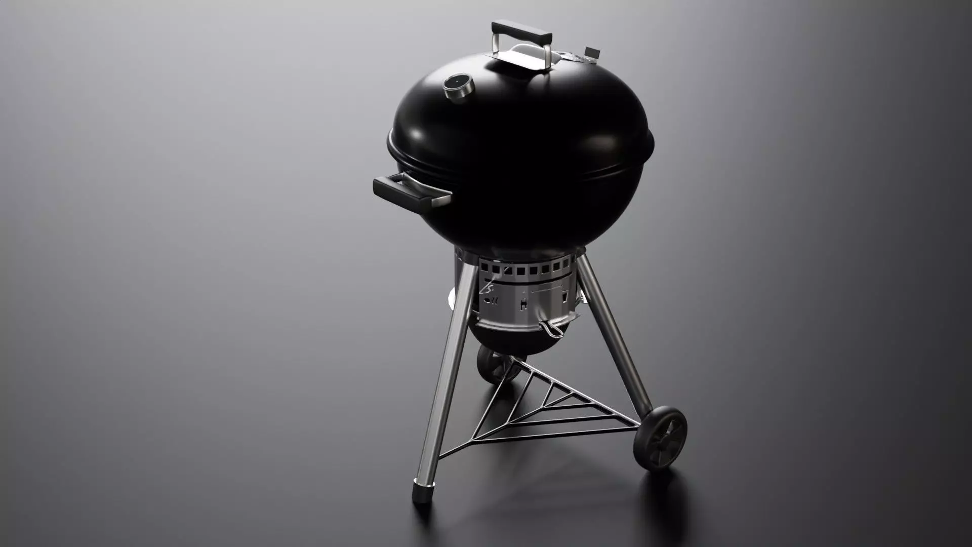 charcoal barbecue bbq 3D model