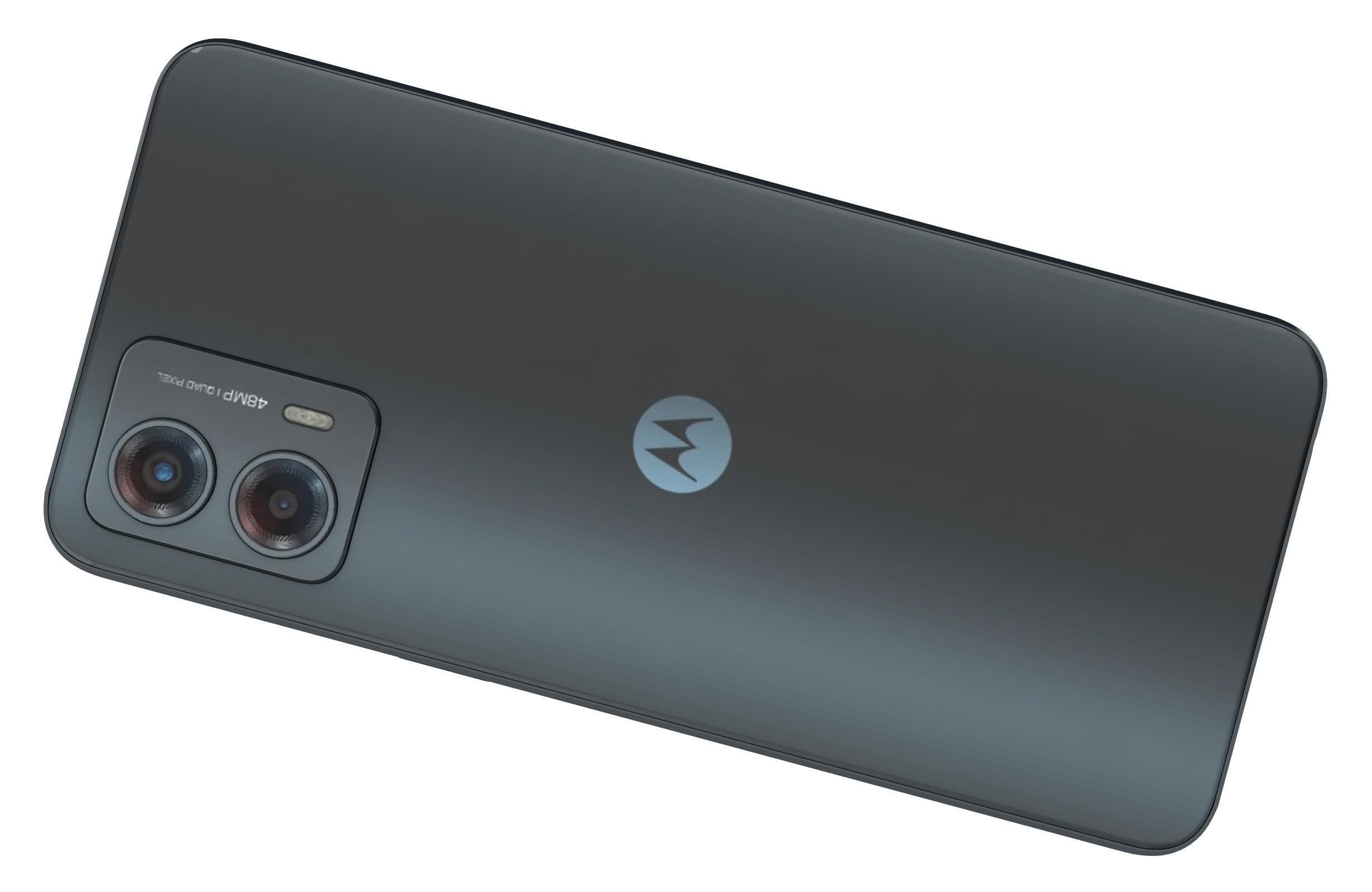 Motorola Moto G 2023 Black And Silver Low-poly 3D model_12