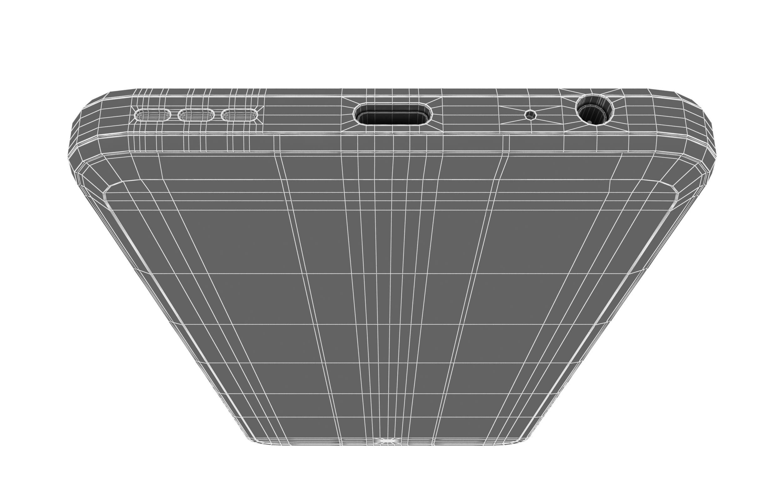 Motorola Moto G 2023 Black And Silver Low-poly 3D model_34