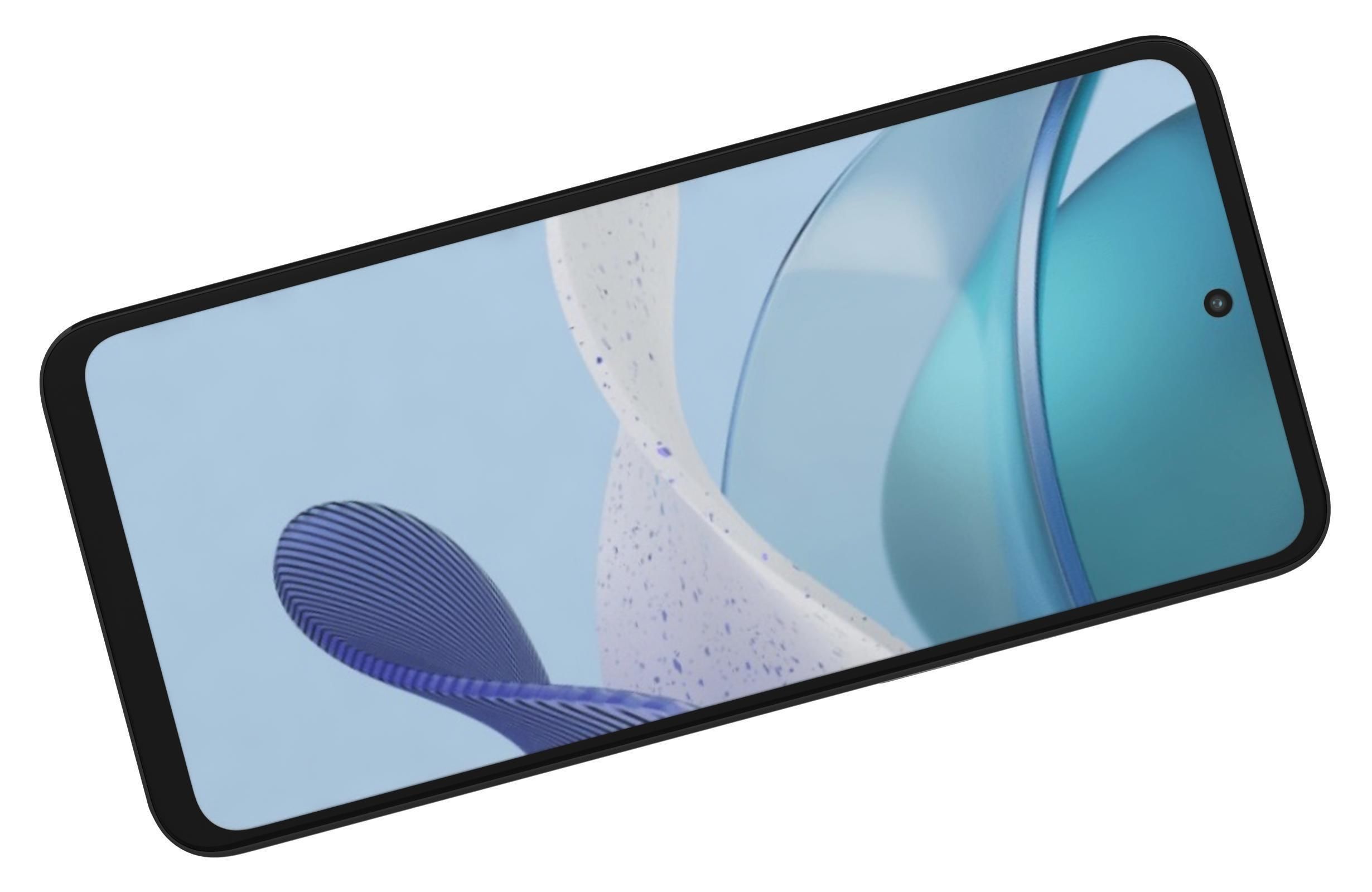 Motorola Moto G 2023 Black And Silver Low-poly 3D model_23