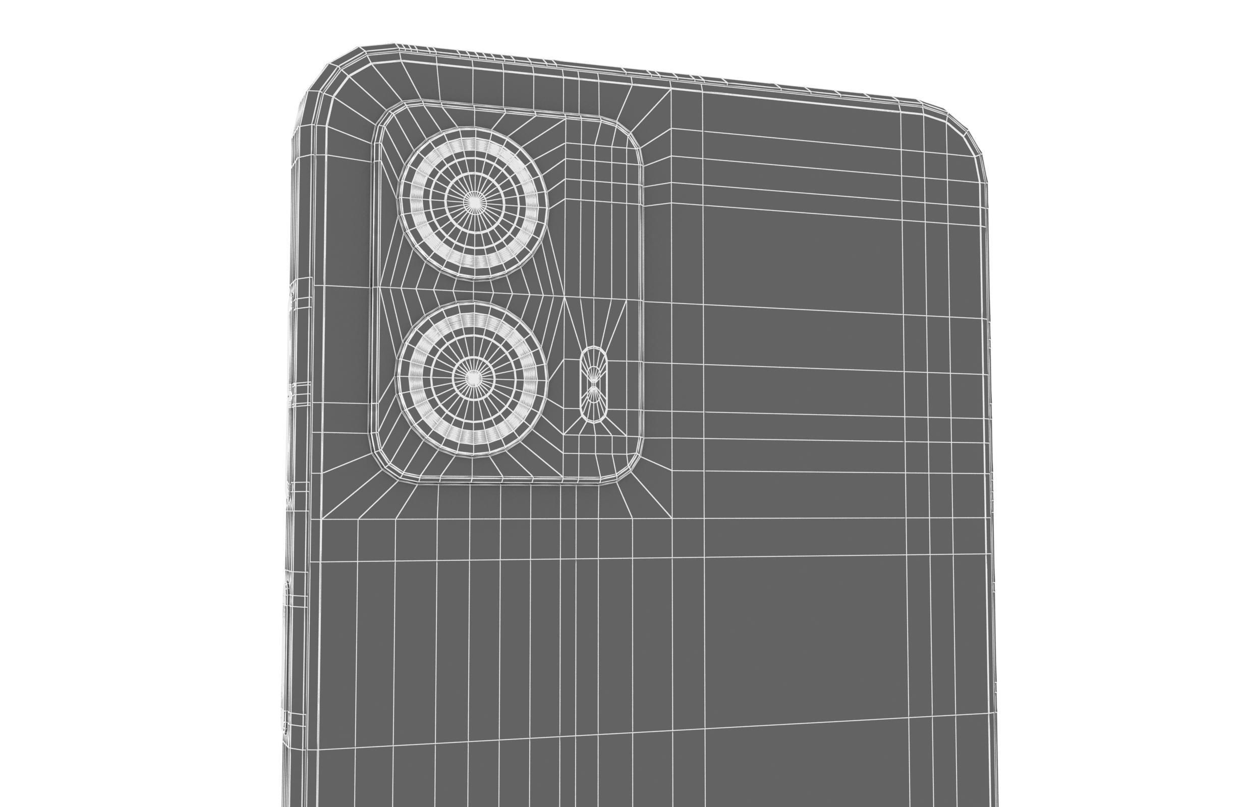 Motorola Moto G 2023 Black And Silver Low-poly 3D model_29