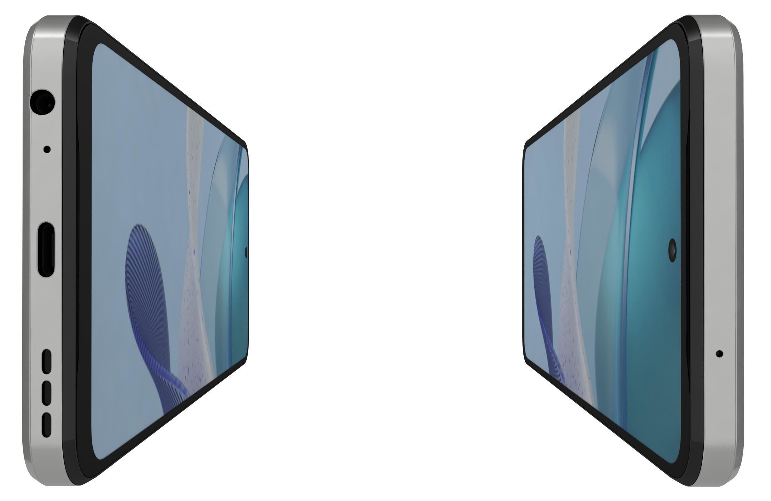 Motorola Moto G 2023 Black And Silver Low-poly 3D model_21