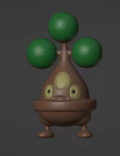 Bonsly 3D print model_0